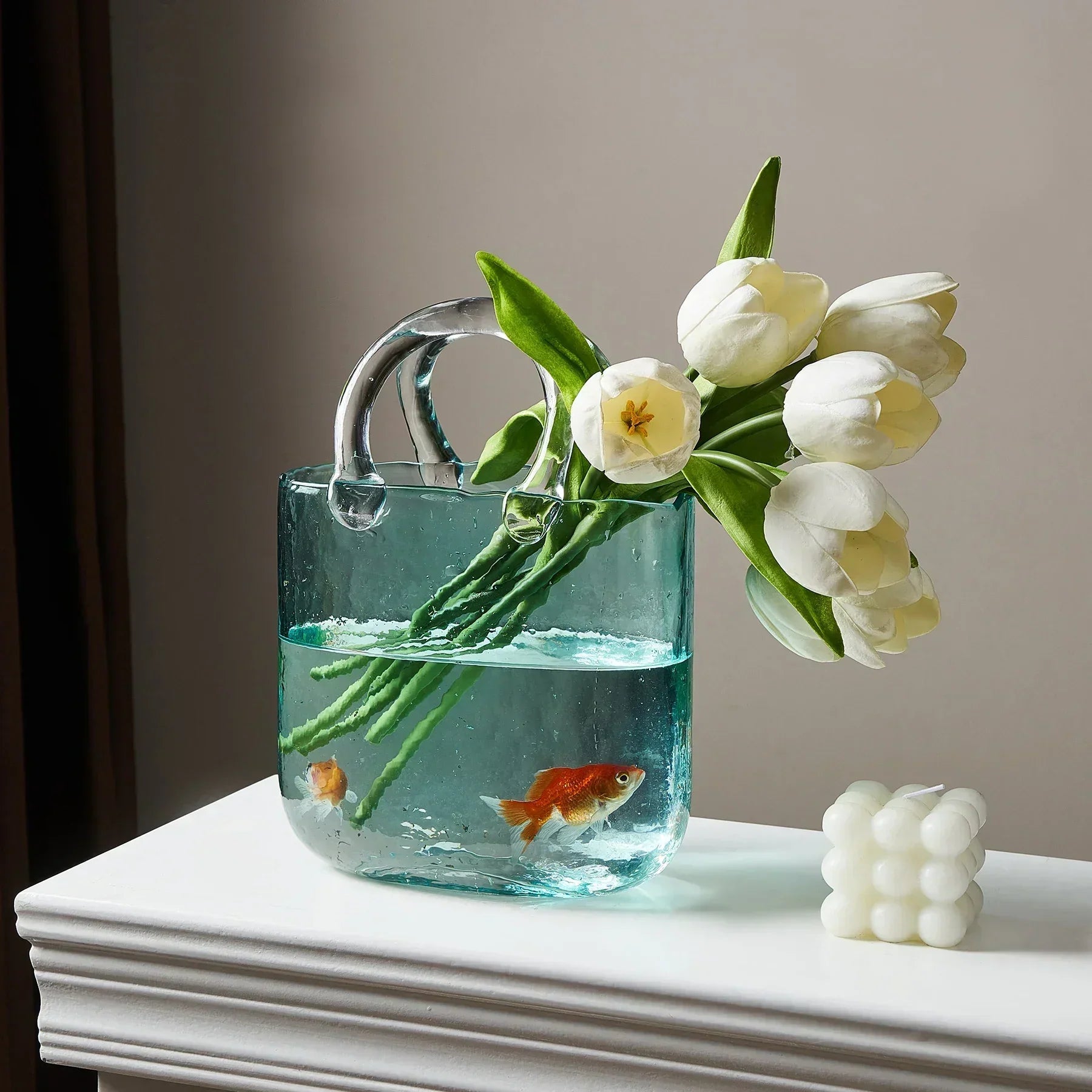 Portable Transparent Hydroponic Vase